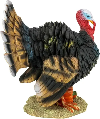Miniatura 8 de Design Toscano QM2373100 Estatua de Pavo Norteamericano, a todo color, Pequeña