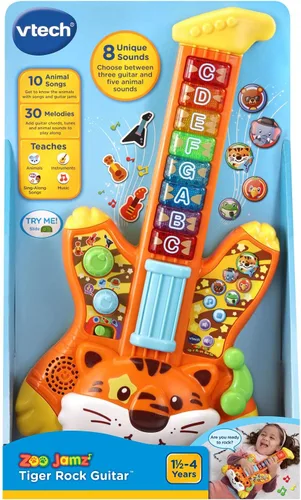 Miniatura 7 de VTech - Guitarra Zoo Jamz Tiger Rock, naranja