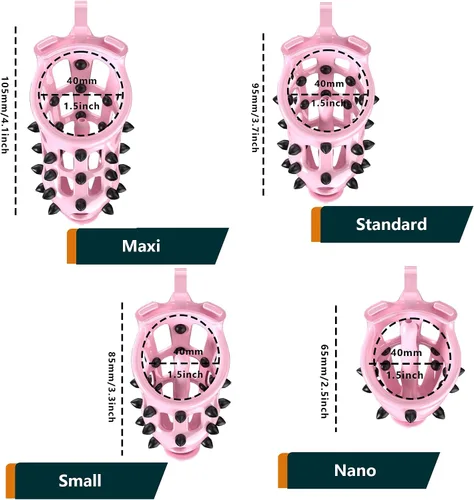 Miniatura 4 de Jaula de castidad masculina, jaula ligera, dispositivos de castidad de resina, juguete sexual para adultos para hombres, llave de bloqueo, anillos