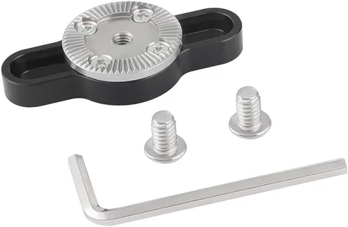 Miniatura 6 de CAMVATE Adaptador de conexión Rosette M6 estándar con dos tornillos de 1/4"-20 - 2572