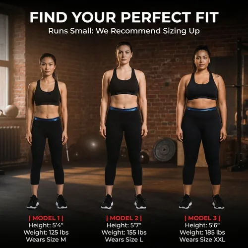 Miniatura 7 de Sweat Shaper - Leggings de sauna para mujer, pantalones de compresión de cintura alta, leggings de yoga, capris de sudoración térmica Negro