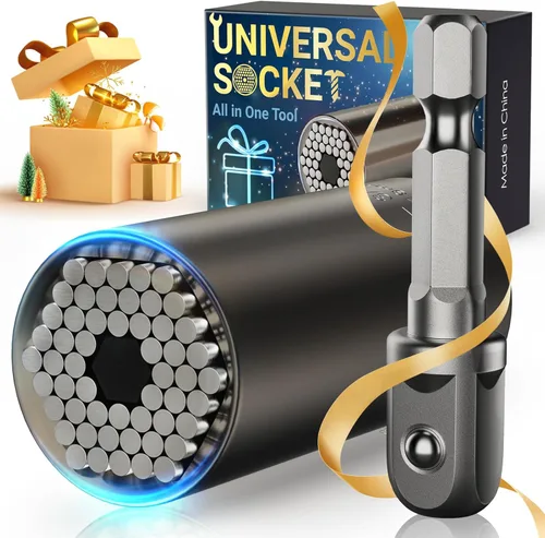 Miniatura 8 de Juego de Herramientas de Llaves Súper Universal - Adaptador de Taladro Eléctrico con Llave de Agarre para Hombres y Mujeres - Gadgets Geniales e