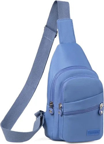 Miniatura 20 de Banelu Mochila Pequeño Bolso Bandolera para Mujeres de Moda, Bolso Pequeño de Cadera de Cruz Mochila de Senderismo de Viaje