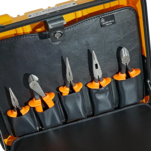 Miniatura 9 de Klein Tools 33527 Kit de herramientas aisladas de uso general, 1000 voltios, viene en estuche personalizado con cerradura de 3 paletas, 22 piezas