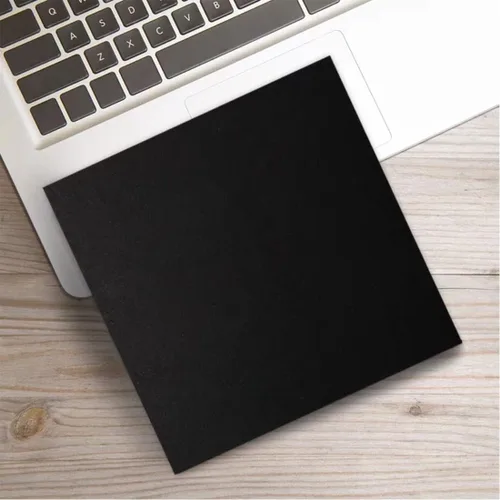 Miniatura 4 de 25 fundas de CD y DVD de papel kraft negro, sobres de cartón para almacenamiento de CD/DVD