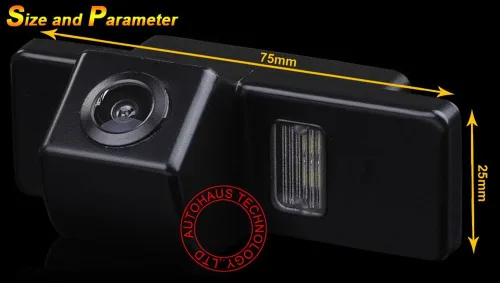 Miniatura 3 de Cámaras de reserva del vehículo, LED de visión nocturna del coche de visión trasera cámara reversa para Nissan Geniss Navara Dualis Citroen C4 C5