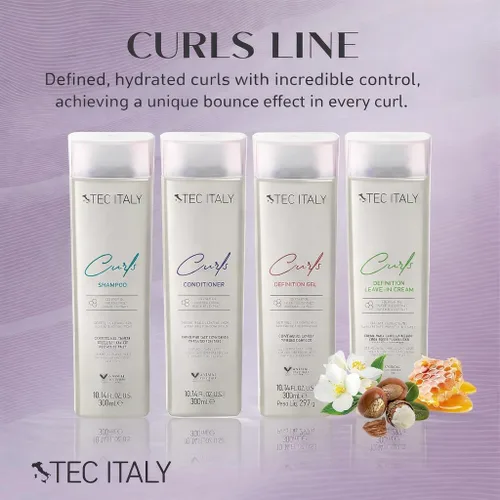 Miniatura 6 de Tec Italy Champú hidratante para rizos para cabello rizado y ondulado, define los rizos, control del encrespamiento, limpiador suave que añade