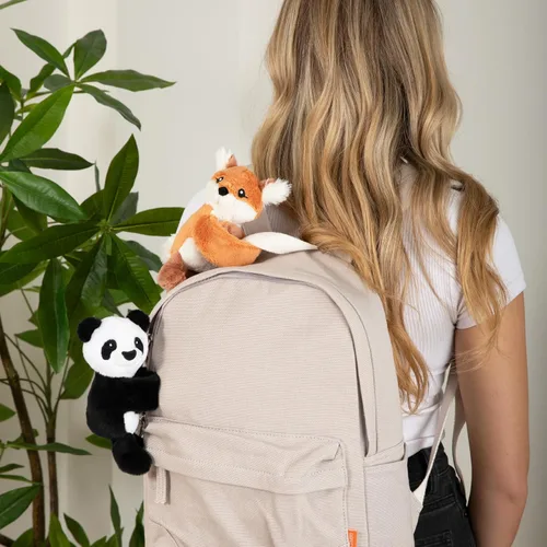Miniatura 6 de HUGIMALS Hug Babies Bowie The Panda Lindo animal de peluche mini relleno para niños Suave y mimoso portátil, cómodo, adorable compañero