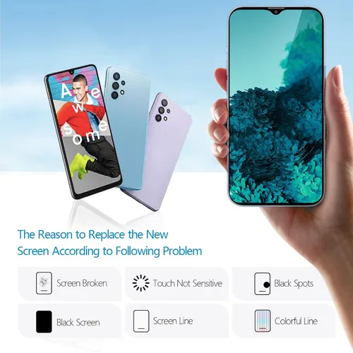 Miniatura 2 de para Samsung Galaxy A32 5G A326U Pantalla de reemplazo LCD para Samsung Galaxy A32 5G A326U LCD táctil Asamblea reemplazo con kit