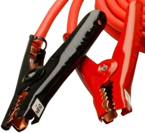 Miniatura 3 de Road Power 86600104 - Cable de refuerzo resistente de calibre 4 con abrazaderas de brillo polar, cable de arranque para batería de automóvil