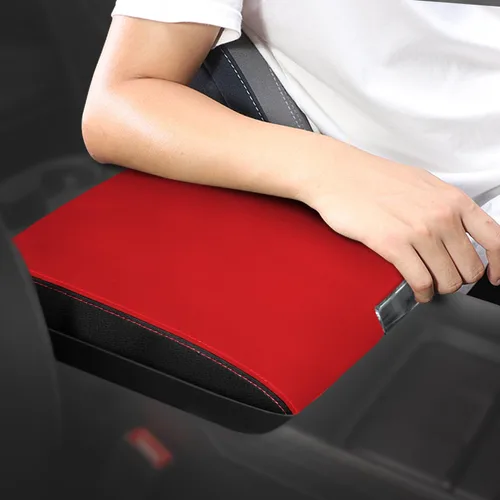 Miniatura 8 de Funda de repuesto para reposabrazos de consola central, adecuada para Dodge Ram 1500 2500 3500 2013-2018 con consola de asiento de salto, protector