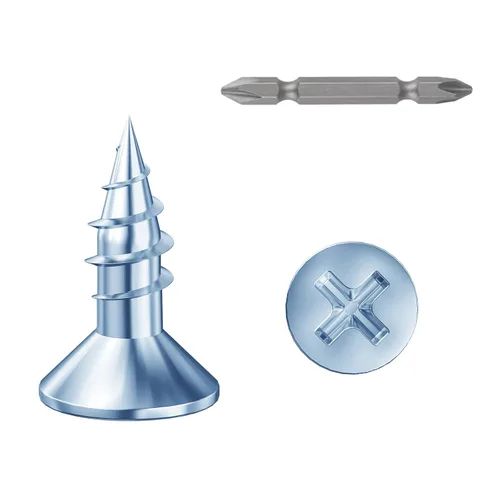 Miniatura 17 de Wensilon (385 piezas) Tornillos de cabeza plana negros para madera, tornillos autorroscantes de cabeza plana para metal rápido, equipados con kit