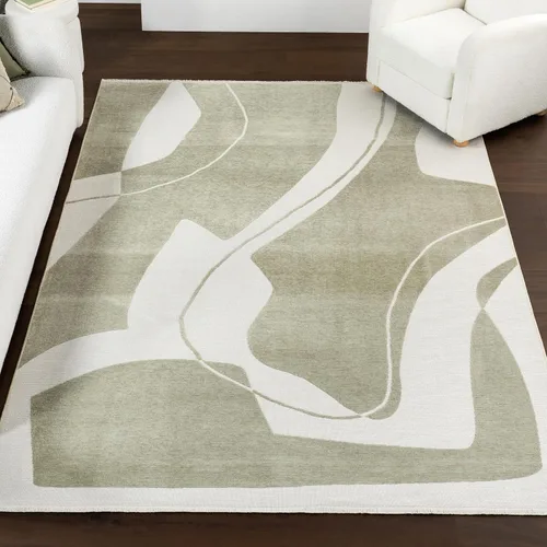 Miniatura 21 de Nuloom Versa Kirby - Alfombra de área color crema, 4 x 6 pies, azulejos, suave y acogedora, con alto tráfico, resistente a las manchas, fácil