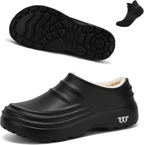Miniatura 13 de Armadillo Shoes Zuecos para hombre y mujer, zapatos de chef Armadillo, antideslizantes, cómodos para invierno