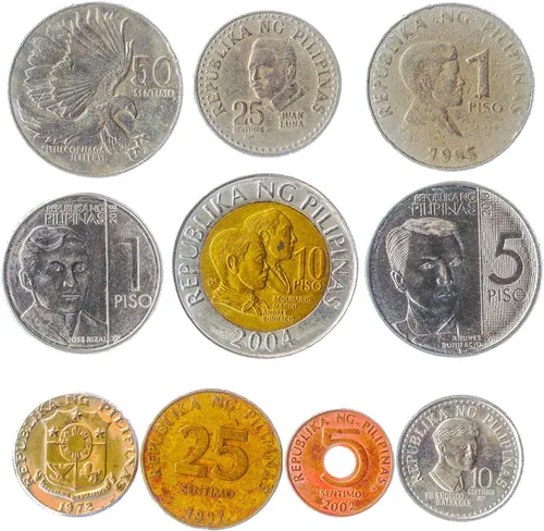 Miniatura 53 de Malta 10 Monedas Mixtas Moneda Maltesa Mils Céntimos Desde 1972