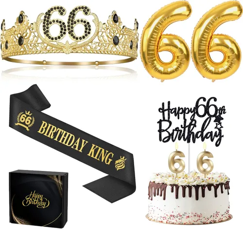 Miniatura 29 de Regalos de cumpleaños número 17 para niño, decoraciones de cumpleaños número 17 para niños, suministros de decoración de fiesta, incluyendo corona