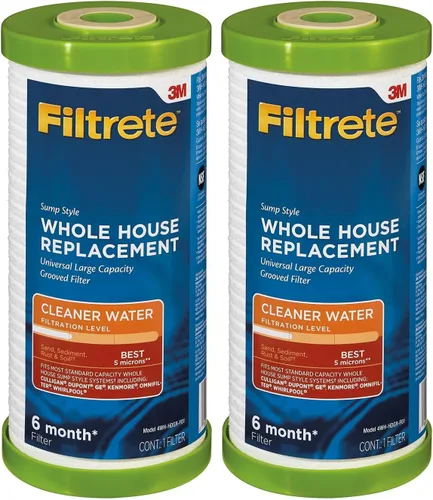 Miniatura 8 de Filtrete Filtro de agua de repuesto ranurado para toda la casa de gran capacidad 4WH-HDGR-F01, paquete de 1, para uso con sistema 3WH-HD-S01