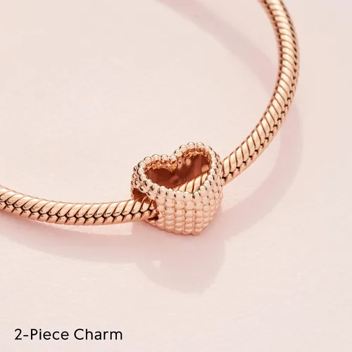 Miniatura 4 de PANDORA Joyería con cuentas corazón rosa encanto