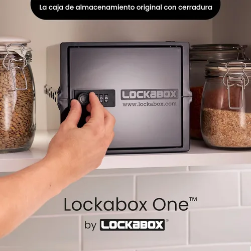 Miniatura 2 de Lockabox One™ Caja de almacenamiento compacta e higiénica con cerradura para alimentos, medicamentos, tecnología y seguridad en el hogar