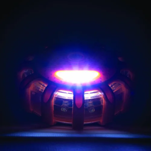 Miniatura 4 de WAGAN Fred Disco de luces LED parpadeantes para emergencia en carretera, paquete de de 3, Rojo
