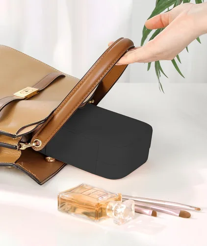 Miniatura 6 de Quatish Estuche de joyería de viaje, organizador de viaje de joyería, caja de joyería pequeña portátil para mujeres, mini estuche de joyería