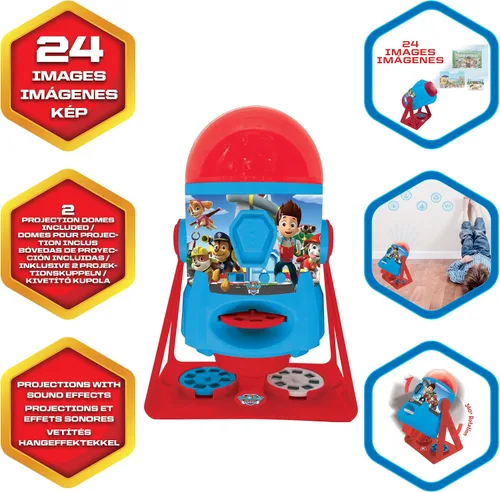 Miniatura 3 de LEXiBOOK Paw Patrol - Mis Historias Cobran Vida - Proyector de Historias con Sonidos, Temporizador y Folleto, Azul/Rojo