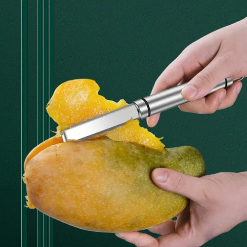 Miniatura 9 de Kichvoe Removedor de núcleo de mango de acero inoxidable para cortar y extraer núcleos sin esfuerzo, herramienta esencial de cocina para disfrutar