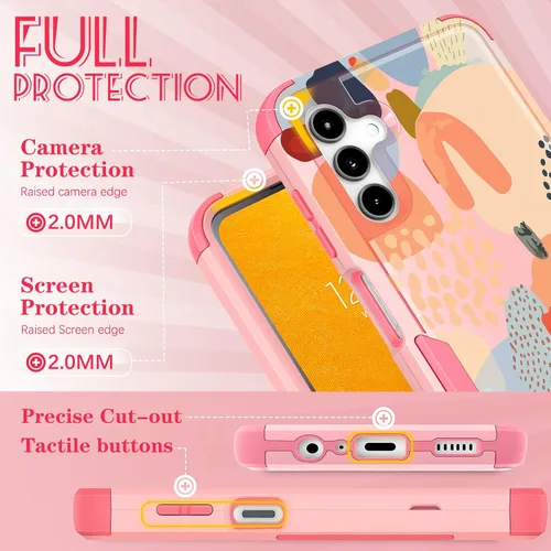 Miniatura 5 de Funda para Samsung Galaxy A14 5G – Funda de teléfono linda para mujeres y niñas, diseño único estético genial para adolescentes, arte kawaii