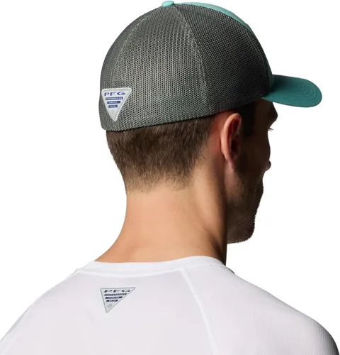 Miniatura 1010 de Columbia - Gorra de malla con bandera con árboles unisex para adultos, corona alta