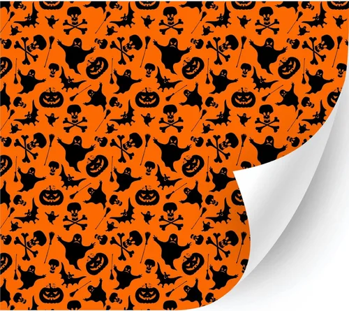 Miniatura 32 de HTV4U Puff - Vinilo de transferencia de calor con estampado de Halloween (azul Dia de Muertos, 12 x 12 pulgadas), vinilo 3D estampado para planchar