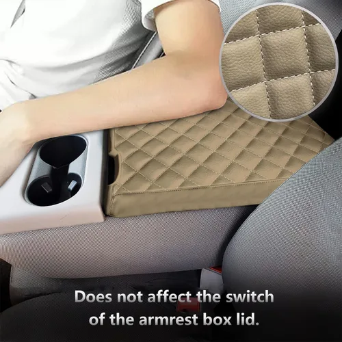 Miniatura 5 de Funda para reposabrazos adecuada para Ford F150 2015-2023, para Ford F250 F350 2017-2023 con asiento de salto 40/20/40, consola central, alfombrilla