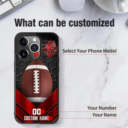 Miniatura 5 de Fundas de teléfono personalizadas para iPhone 8 11 12 13 14 15 16 Pro Max Plus Mini Xr Xs para Samsung S A Note Series Funda protectora negra