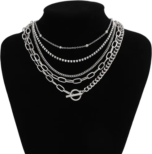 Miniatura 113 de Long tiantian Collares en capas para mujer, joyería occidental para mujer, collar de moneda apilable, collar de país, moderno, bohemio, verano