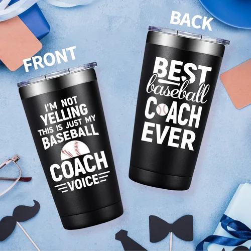 Miniatura 3 de Regalos de entrenador de béisbol para hombres y mujeres – Regalos de noche de equipo de béisbol – Navidad, regalo de béisbol de agradecimiento