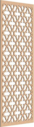 Miniatura 87 de Madison Paneles de pared decorativos de madera con calado, 9 3/8 pulgadas de ancho x 24 3/8 pulgadas de alto x 3/8 de alto, roble rojo rojo (Red Oak)