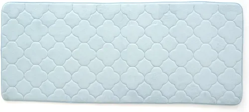 Miniatura 16 de Tapete de baño de espuma viscoelástica bordada con tecnología Water Shield, 17 x 24 pulgadas, angora