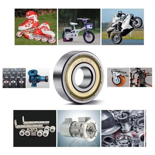 Miniatura 3 de 608 ZZ Rodamientos de bolas (10 unidades), 608ZZ rodamientos de bolas de metal con doble blindaje en miniatura para patineta
