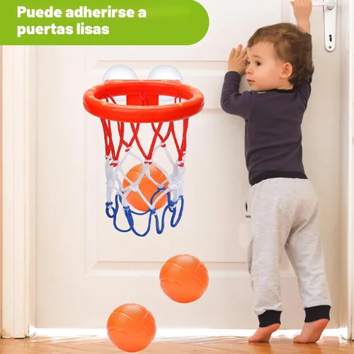 Miniatura 5 de KSABVAIA Juguetes de baño, aro de baloncesto para bañera para niños pequeños, juguetes de baño, juguetes de ducha para niños de 4 a 8 años, aro