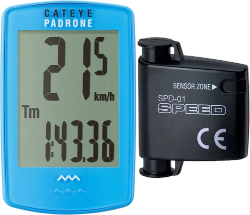 Miniatura 15 de CATEYE Computadora Inalámbrica para Bicicleta Padrone – Ciclocomputadora con Pantalla de Gran Tamaño, Velocímetro y Odómetro Inalámbricos, Montaje