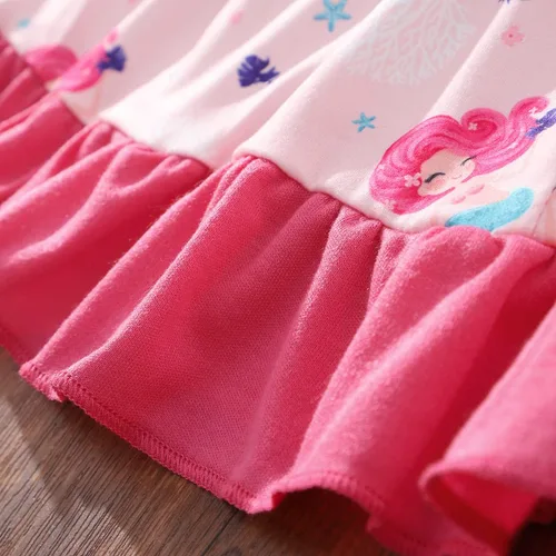 Miniatura 7 de Popshion Vestidos sin mangas para niñas pequeñas, vestido con lazo en la espalda, ropa de verano para niña, vestido de fiesta de cumpleaños