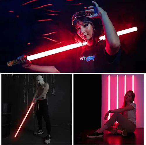 Miniatura 7 de Luz de video LED portátil Mood1 para fotografía, regulable y memoria, batería integrada de 2000 mAh, lámpara de foto RGB de 4 pies para YouTube