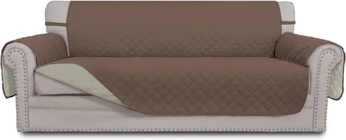 Miniatura 142 de Easy-Going - Funda para sofá, futón y sillón sin reposabrazos, reversible, resistente al agua, para mascotas y niños (azul oscuro/azul claro)