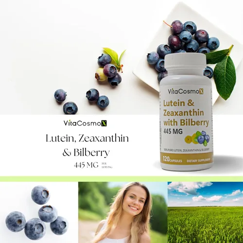 Miniatura 2 de Luteína con zeaxantina, cápsulas veganas, 120 unidades, 40 mg de luteína + 4 mg de zeaxantina por porción, sin OMG, sin gluten