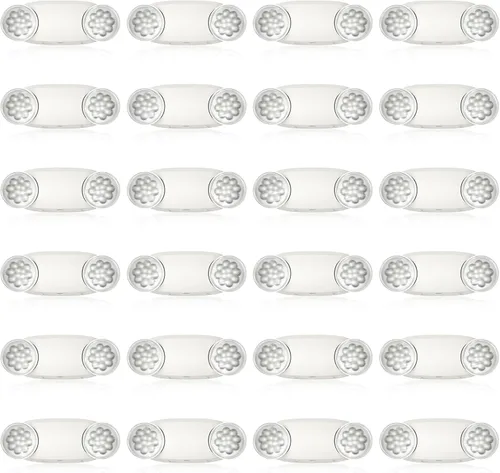 Miniatura 14 de FREELICHT Paquete de 4 luces de emergencia para negocios, con batería de respaldo, cable duro, certificado UL 924, CA 120/277V, iluminación