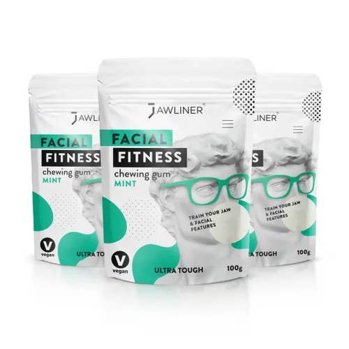 Miniatura 15 de Jawliner® - Pioneros de la goma de mandíbula artesanal más resistente 15 veces más dura, incluye 12 semanas de entrenamiento - Goma dura de menta