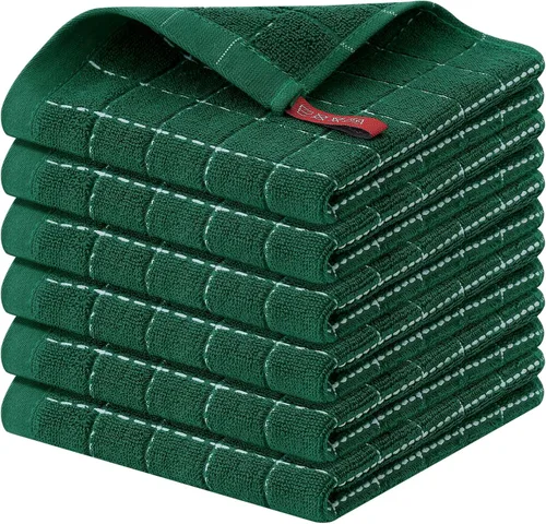Miniatura 126 de Homaxy Paños de cocina 100% algodón de felpa, toallas de cocina ultra suaves y absorbentes para la cocina, adecuadas para secar y lavar platos
