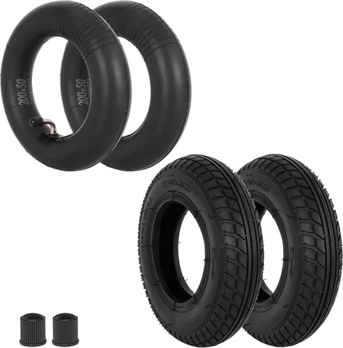 Juego de 2 neumáticos y tubos interiores de 8.5 x 2 pulgadas, neumáticos eléctricos de 8 1/2 x 2, ruedas de repuesto para scooters eléctricos