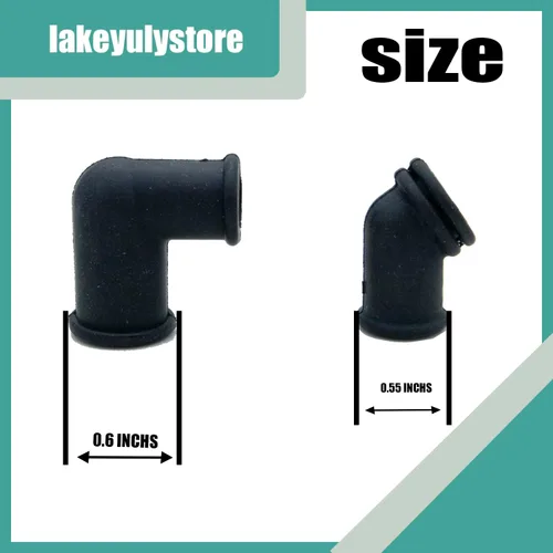 Miniatura 5 de Kit de ojales para tubo de respiradero compatible con B-Riggs St-ratton 66578 692187 67838 692189 (juego de 2)