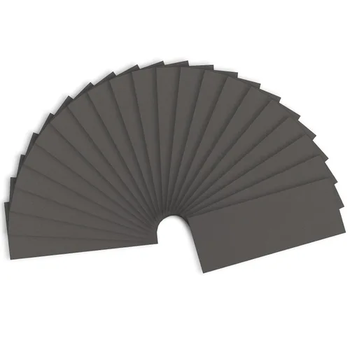 Miniatura 10 de Papel de lija de grano 120, hojas de lijado en seco y húmedo de 9 x 3.6 pulgadas para acabado de muebles de madera, lijado de metal y pulido