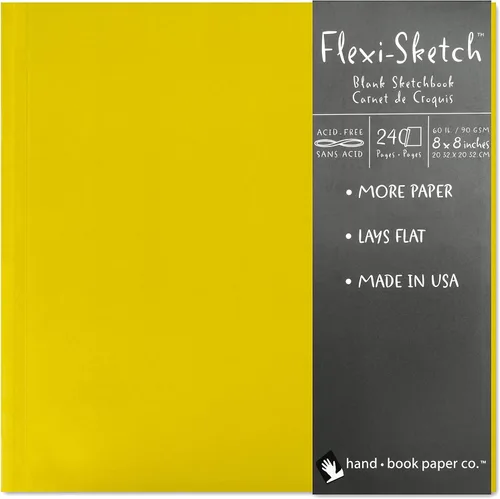 Miniatura 12 de Speedball Art Products Flexi Sketch - Diario de artista en blanco, 9 x 6 pulgadas, niebla, 9 x 6 pulgadas
